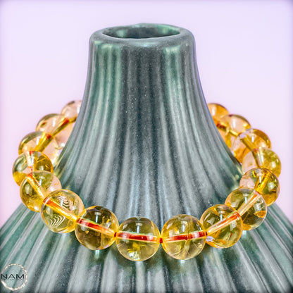 Edles Citrin Armband – Strahlende Eleganz in Goldgelb -26,70g 133,5ct