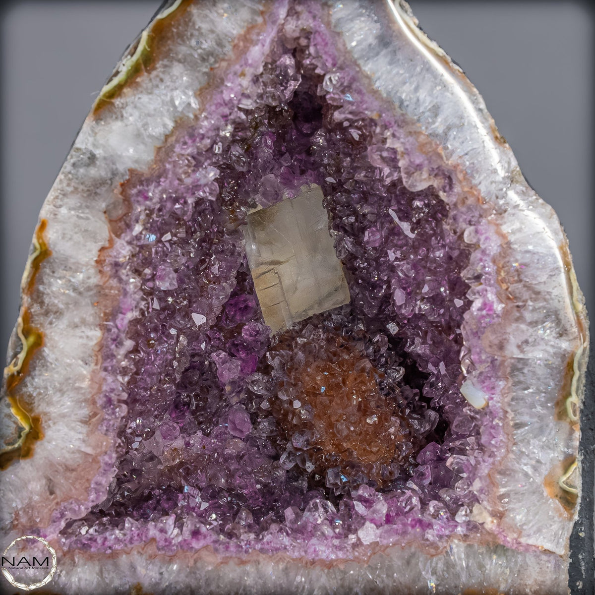 Amethyst-Druse Kathedrale – Naturwunder aus Uruguay –1663,29g