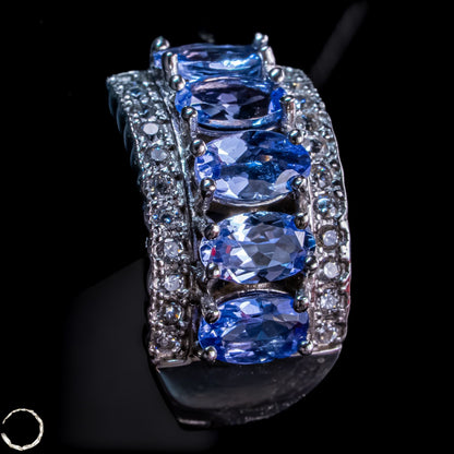 Exklusive Saphir-Ohrringe voller Eleganz-4,96g 24,8 ct