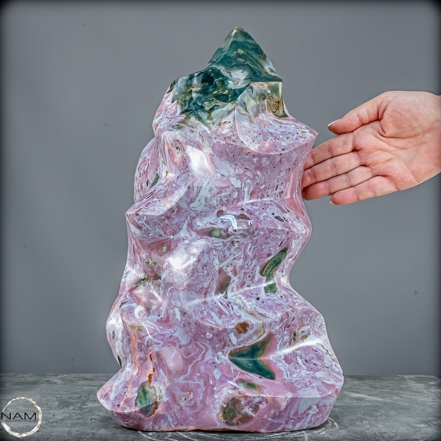Natürliche Ocean Jasper Flamme - 13025,22g