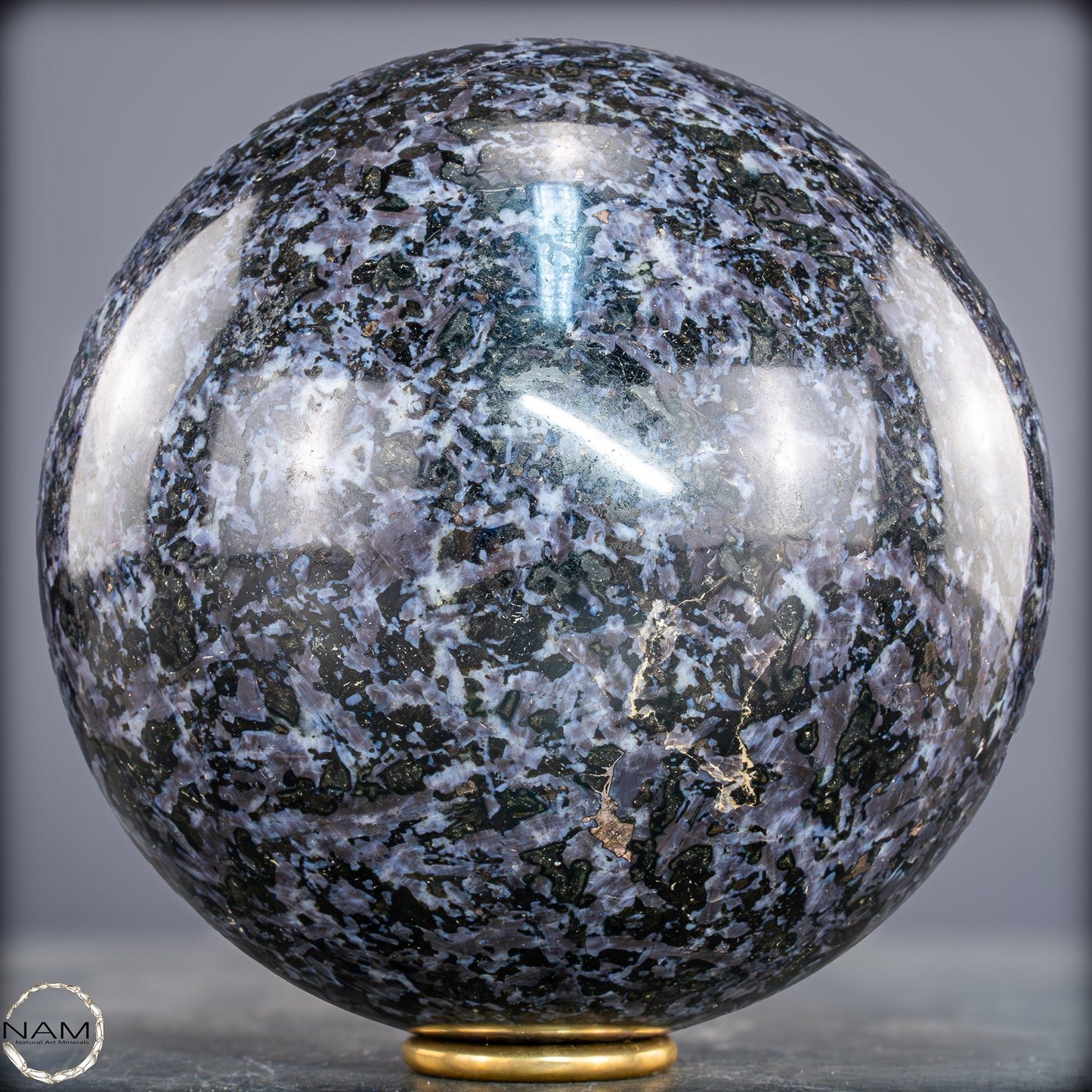 Natürliche Merlinit (Gabbro) Kristallkugel - 5084,12g