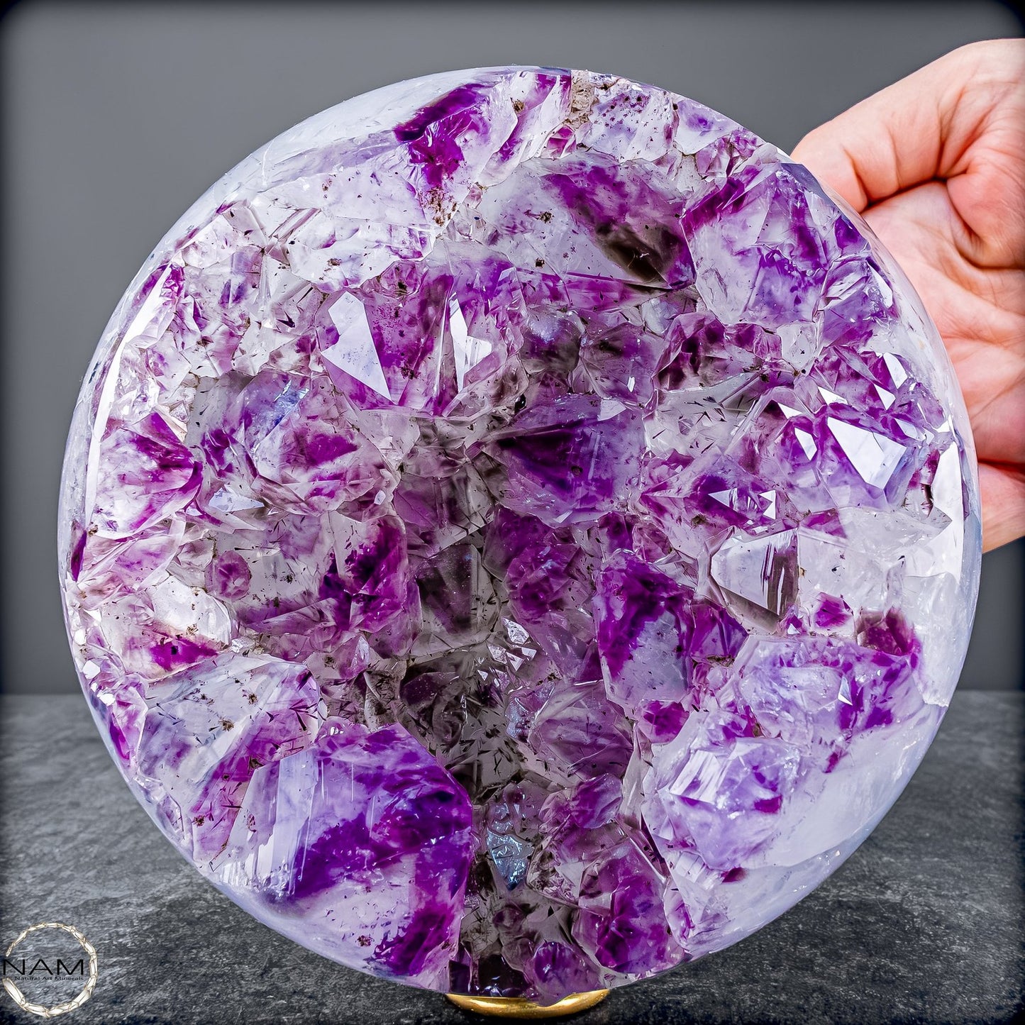 Natürliche Amethyst Kugel aus Uruguay von höchster Qualität  – 3048,27g