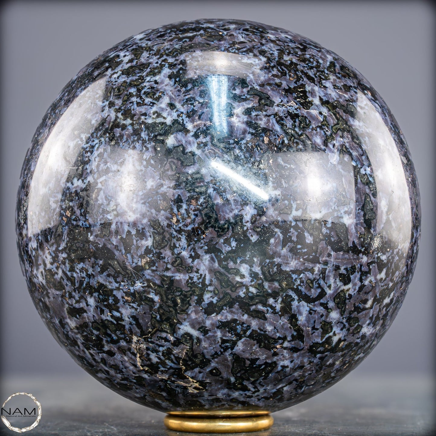 Natürliche Merlinit (Gabbro) Kristallkugel - 5084,12g