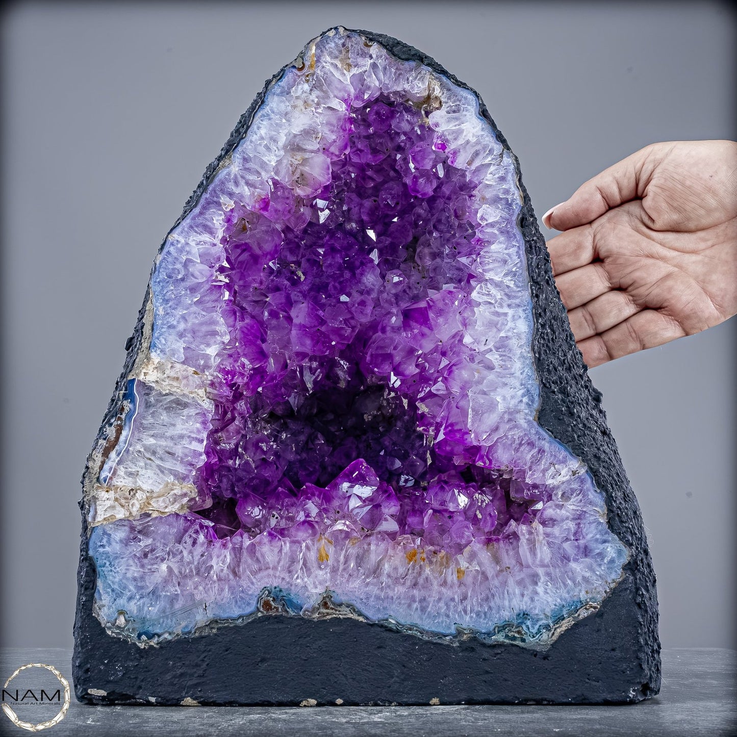 Amethyst-Druse Kathedrale – Naturwunder aus Uruguay – 9660,82g