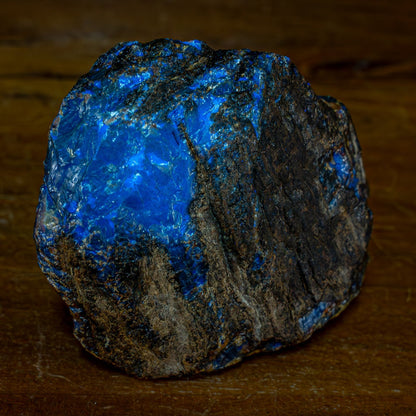 Naturlicher Blau-Roter Bernstein aus Indonesien - 333,29g