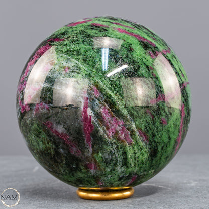 Natürliche Rubin in Zoisit Kugel - 975,99g - 83mm