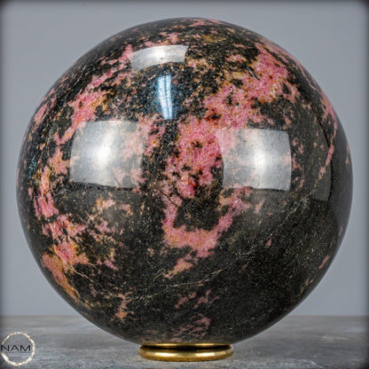 Natürliche Große Rhodonit-Kristall Kugel - 9872,13g - 180mm