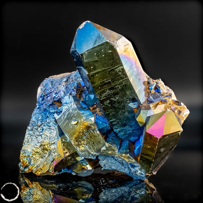 Aura Cluster – Regenbogenkristall voller Energie und Magie – 268,33g
