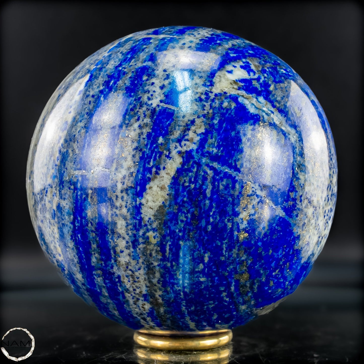 Natürliche Lapislazuli-Kristall-Kugel - 3259,17g