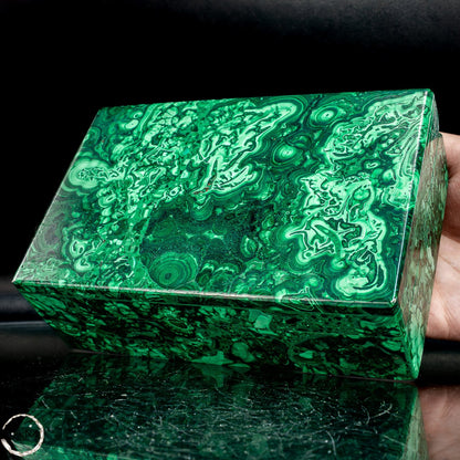 Einzigartige Malachit & Chrysocolla Schmuckkästchen/Box -1095,38g
