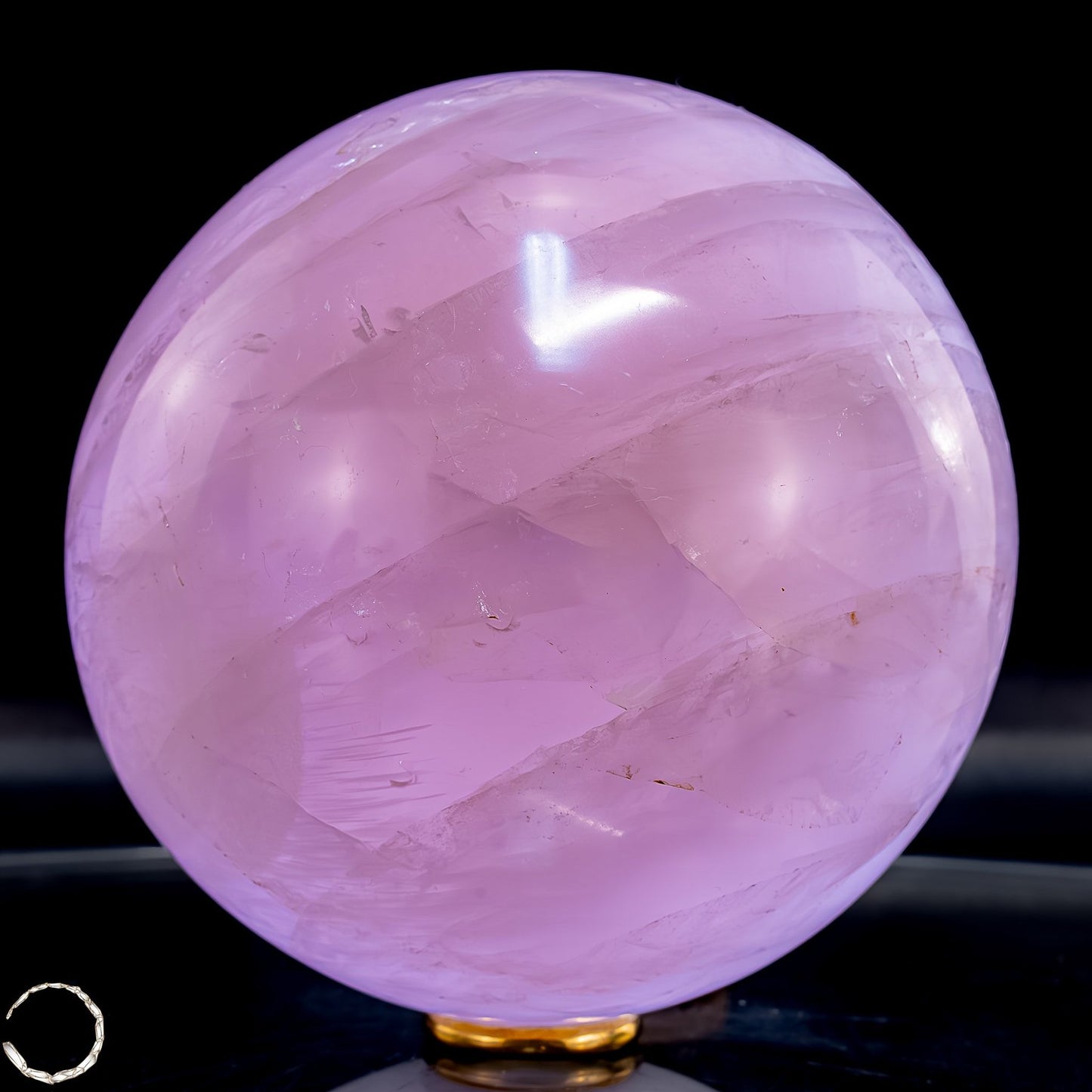 Natürliche Rosenquarz Kristall-Kugel aus Brasilien - 2068,49g