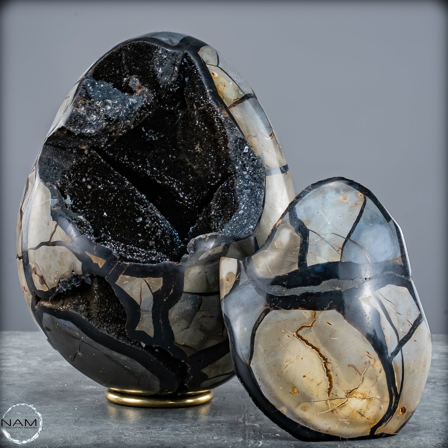 Natürliche Septarien Druse mit Calzit Kristallen, Spitzenqualität - 7020,17g