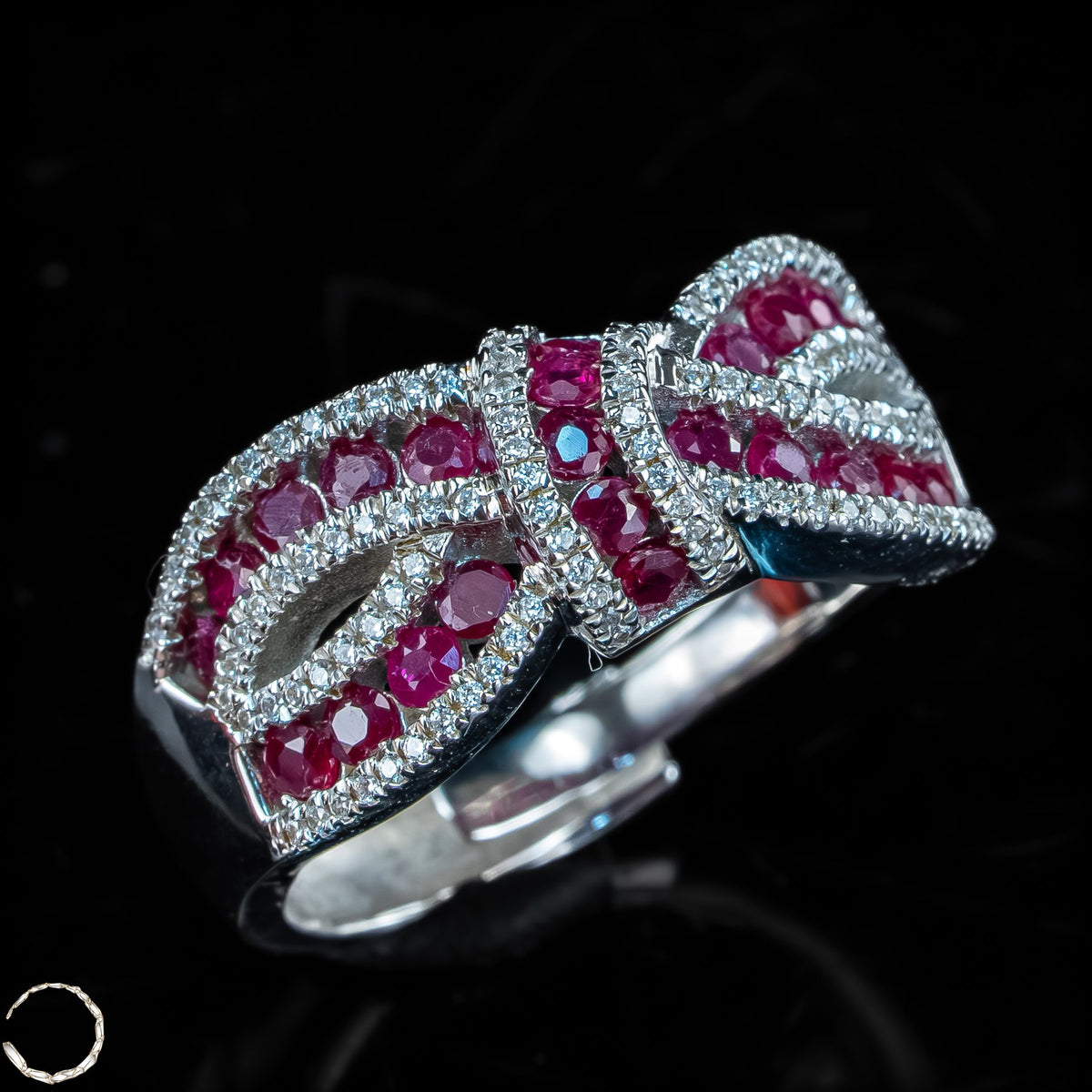 Rubin-Ring aus 925er Silber – Elegantes Funkeln  6,22g 31,1ct