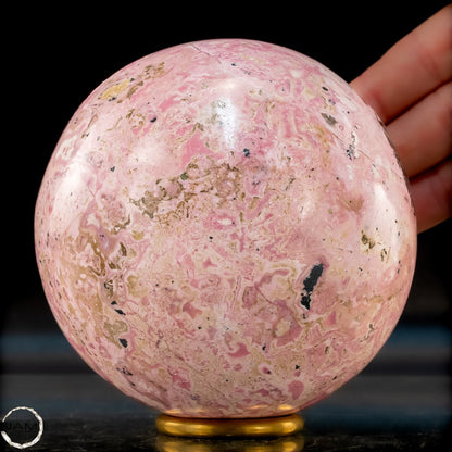 Rhodochrosit-Kugel – imposantes Unikat in Rosa-2012,44g