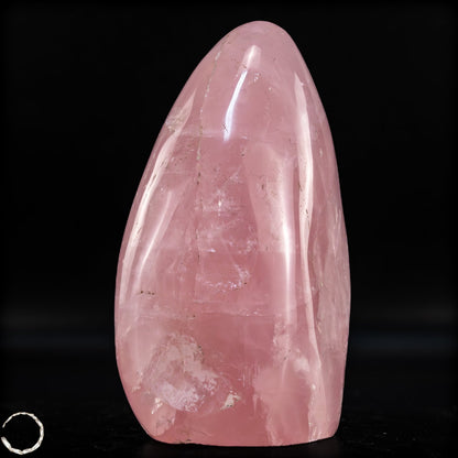 Natürliche Rosenquarz-Kristall Freiform aus Brasilien - 950,38g