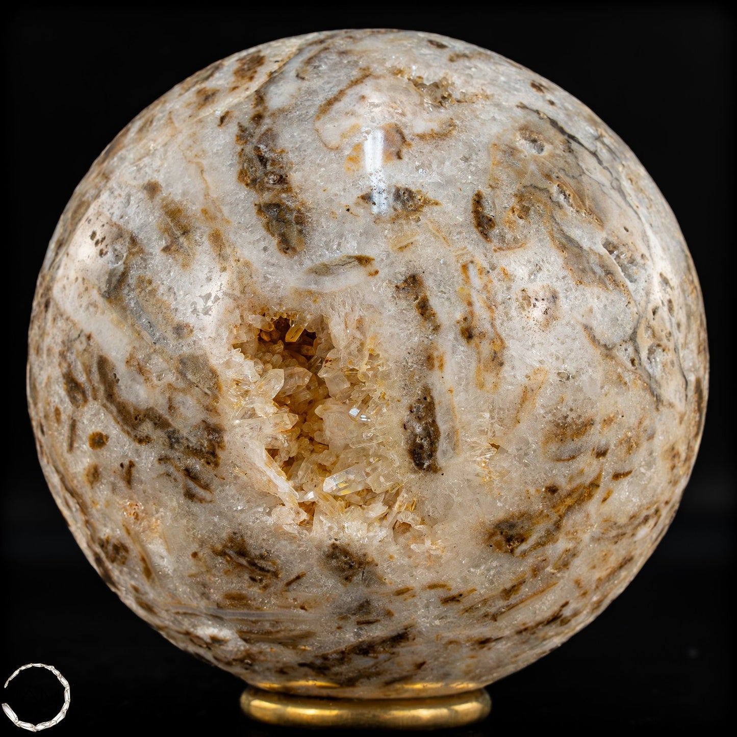 Nadelquarz-Kugel aus Indonesien – 1616,44g