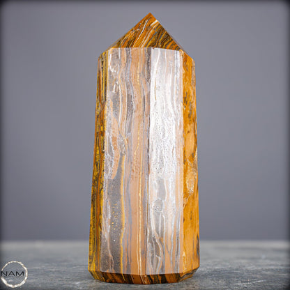 Natürlicher Tigerauge-Obelisk - 899,97g