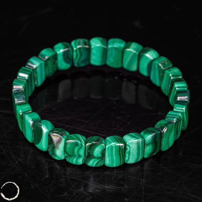 Natürlicher Malachit Armreif – Ein Meisterwerk der Natur 31,05g - 155,25ct