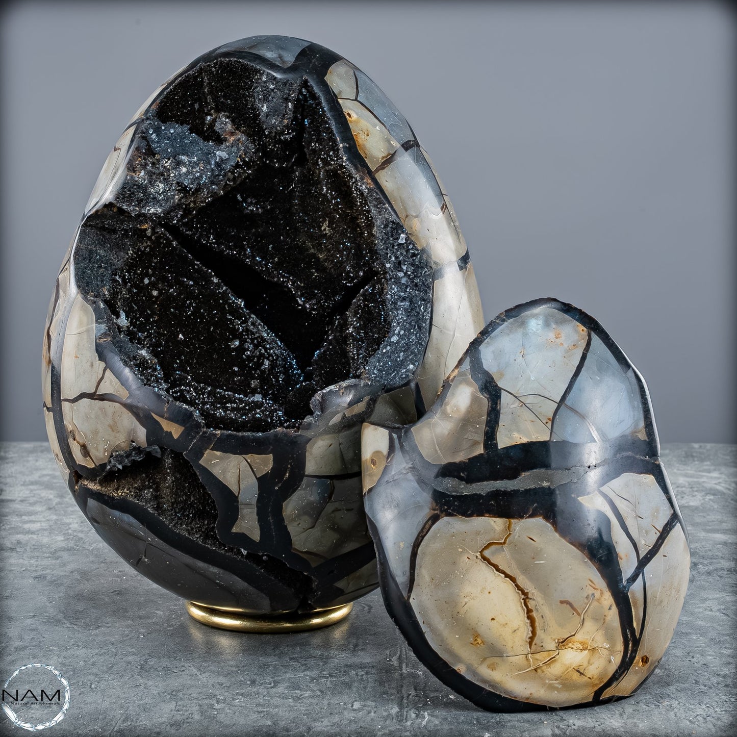 Natürliche Septarien Druse mit Calzit Kristallen, Spitzenqualität - 7020,17g