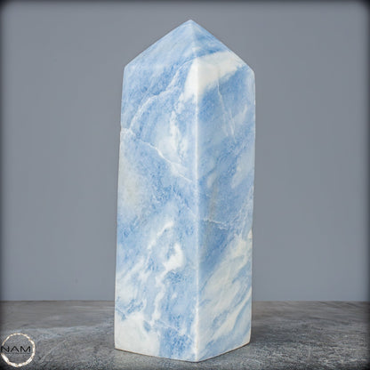 Natürlicher Blauer Calcit-Kristall Obelisk - 2542,91g