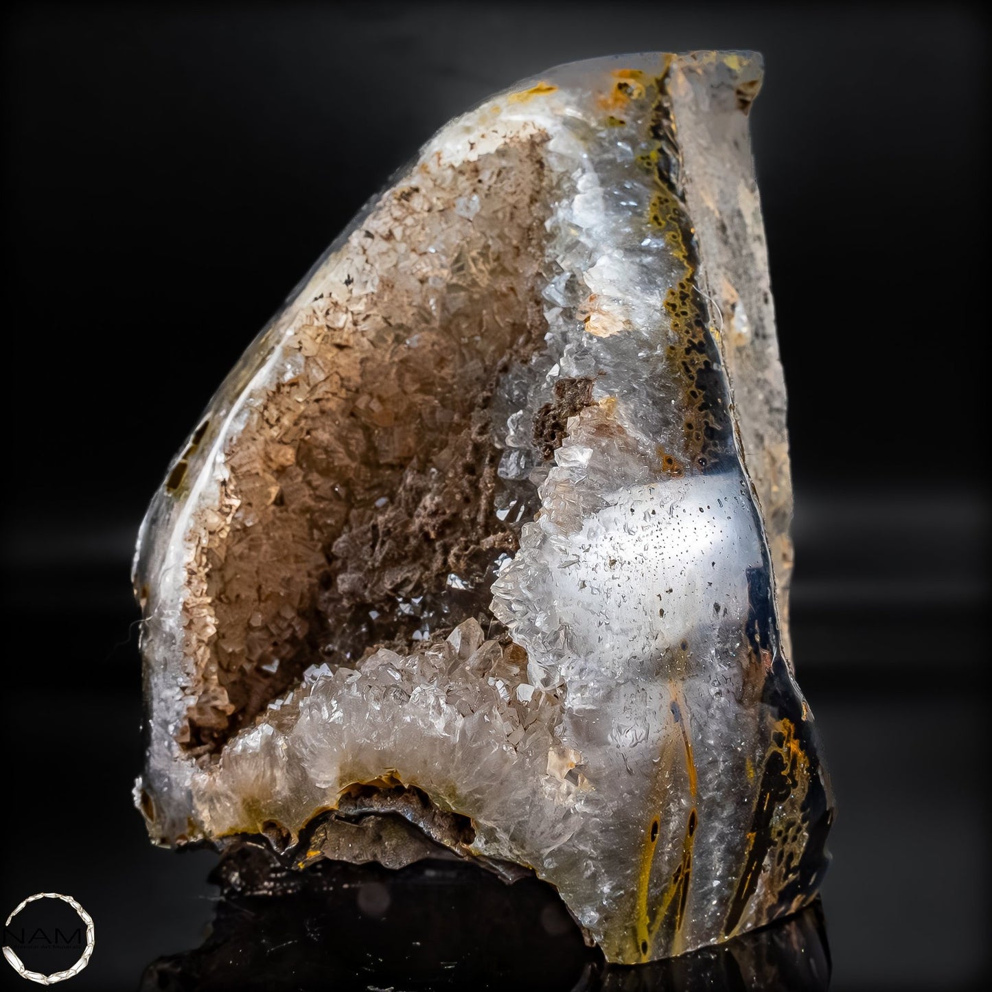 Achat-Druse – Tor zur inneren Ruhe und natürlichen Schönheit aus Brasilien 529,55g