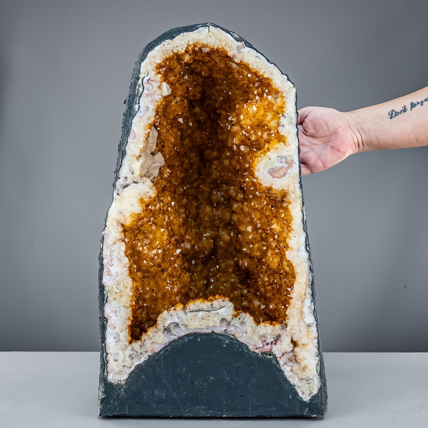 Große  Citrin-Quarz Druse, Brasilien - 38384,99g