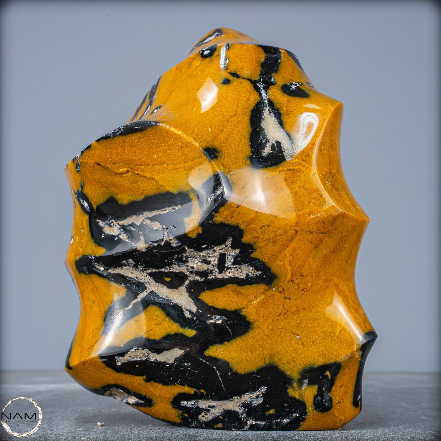 Natürliche Jaspis-Chalcedon Kristallflamme - 2657,91g