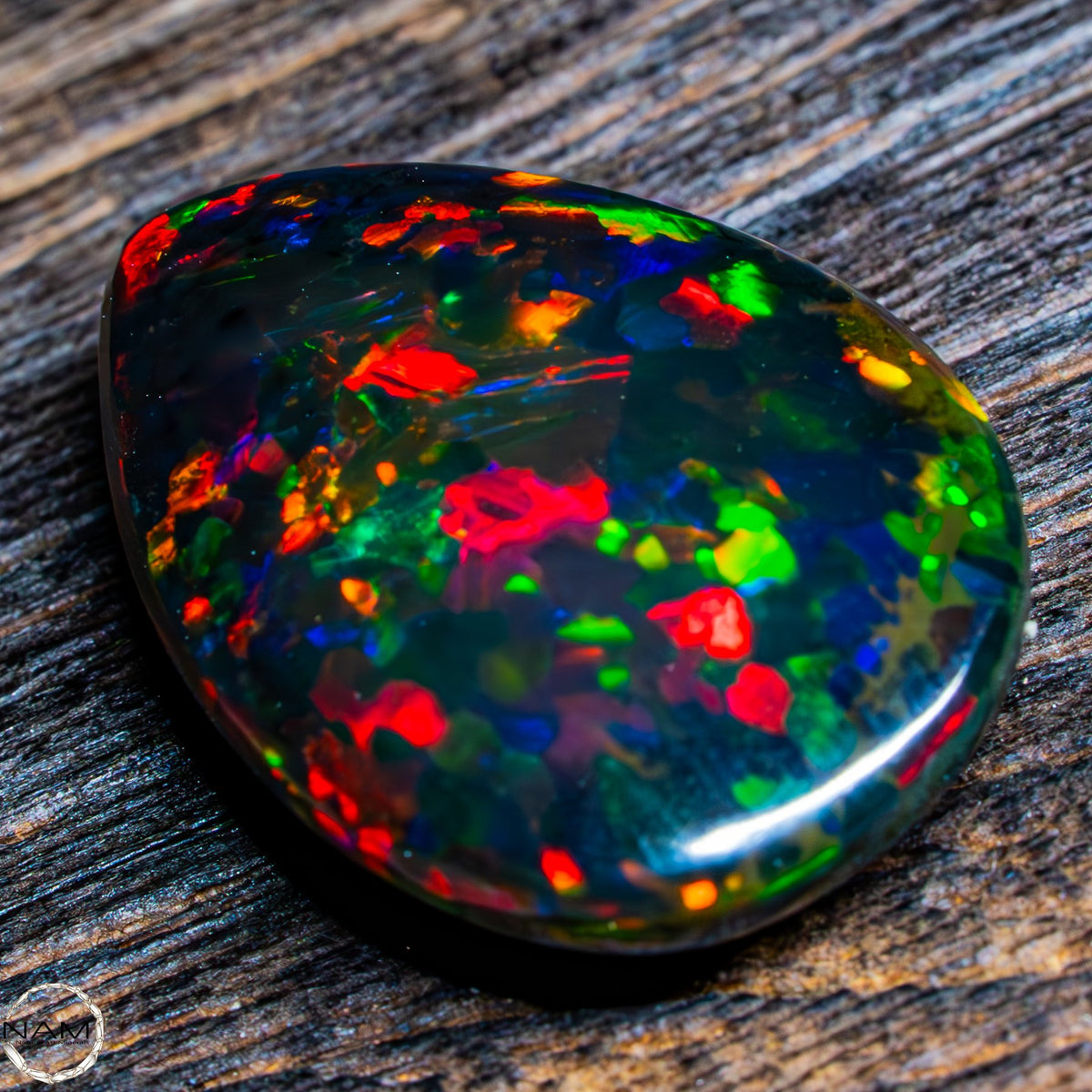 Großer Schwarzer Opal Cabochon - 3,00g 15ct