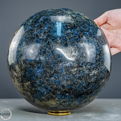Natürliche Blaue Cordierit-Kristall Kugel, Spitzenqualität - 9567,37g