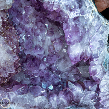 Museumsstück Chalcedon, Calcit, Citrin, Amethyst Geode - 38604.11g