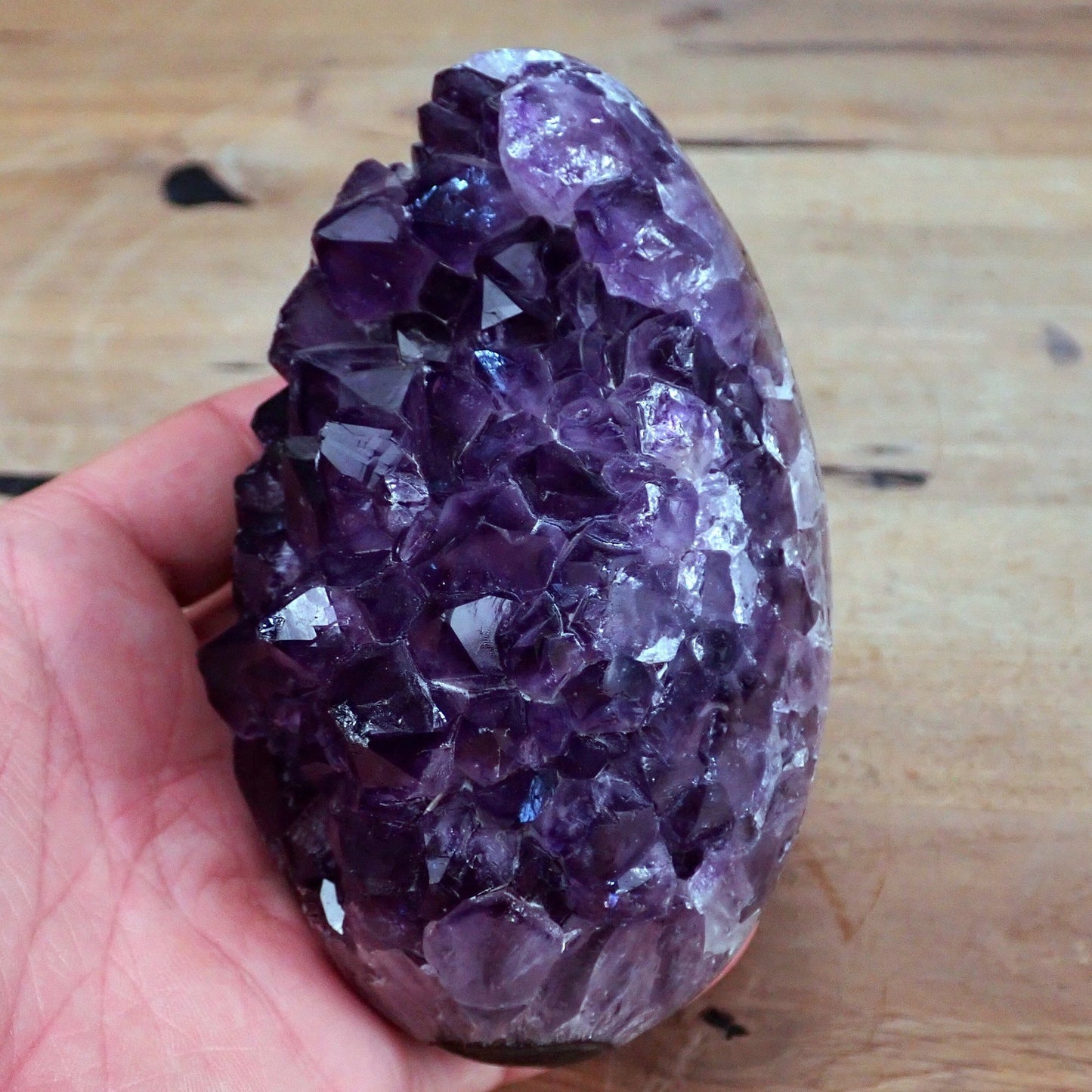 Wunderschönes Amethyst Ei Druse  – 812,84g