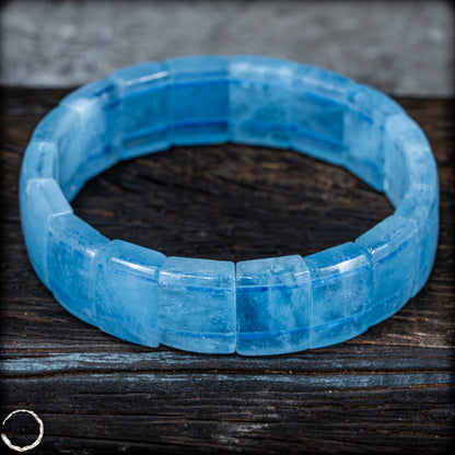 Eleganz in Blau – Aquamarin-Armband Afghanistan -40,19g 200,95ct