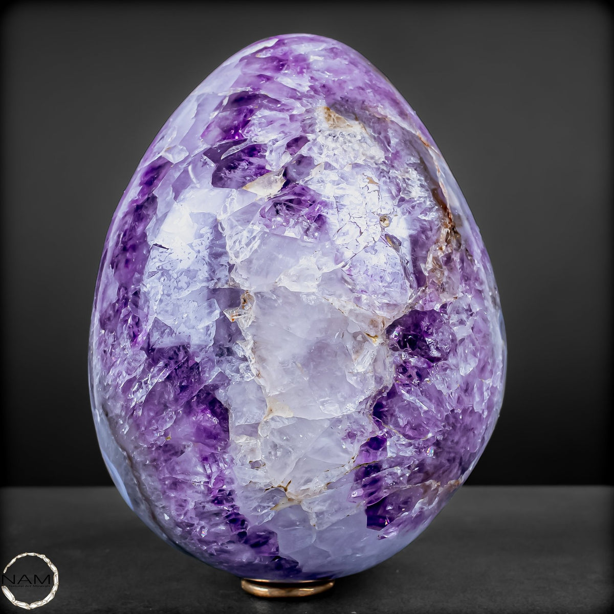 Orca-Amethyst-Ei – Faszinierende Kristallwelten - 3008,47g
