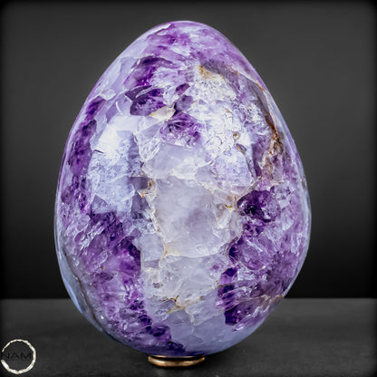 Orca-Amethyst-Ei – Faszinierende Kristallwelten - 3008,47g