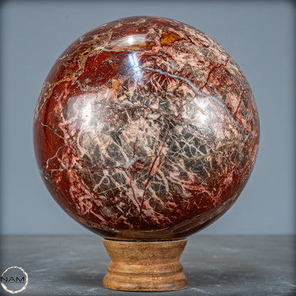 Natürliche Roter Jaspis Kugel Vom Himalaya - 2223,56g - 135mm