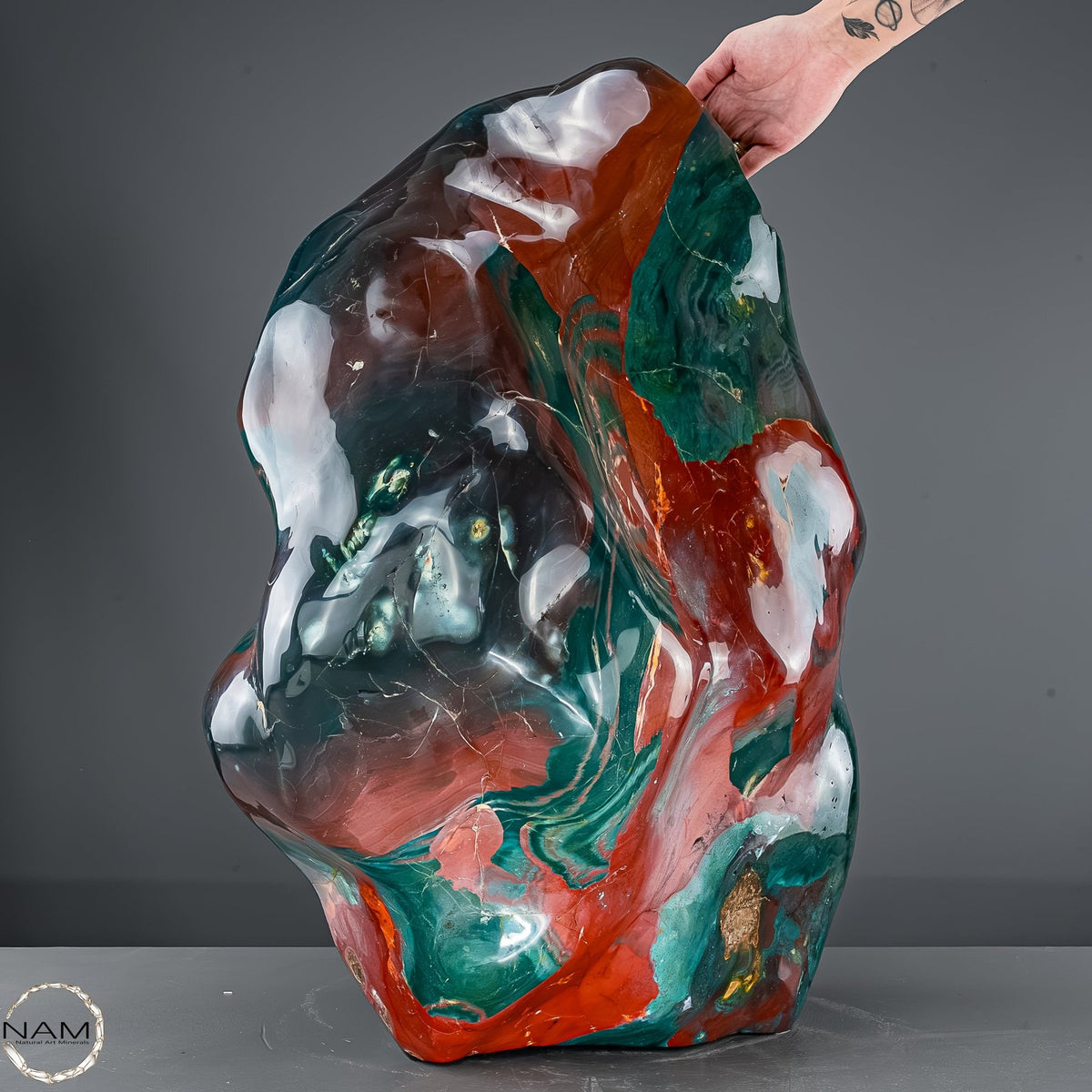 Natürliche Polychrome Jaspis Kristall-Freiform XXL -138557,29g