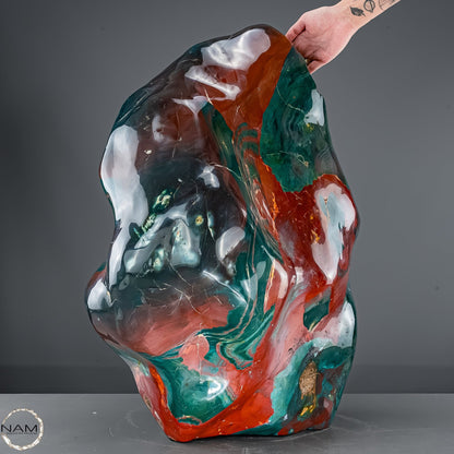 Natürliche Polychrome Jaspis Kristall-Freiform XXL -138557,29g