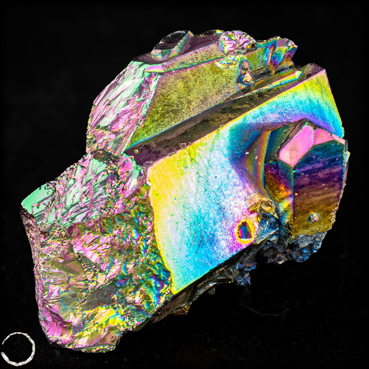 Aura Cluster – Regenbogenkristall voller Energie und Magie – 326,35g