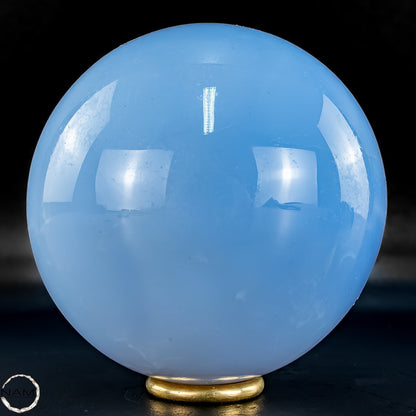 Seltener Blauer Chalcedon als Kugel - 667,86g