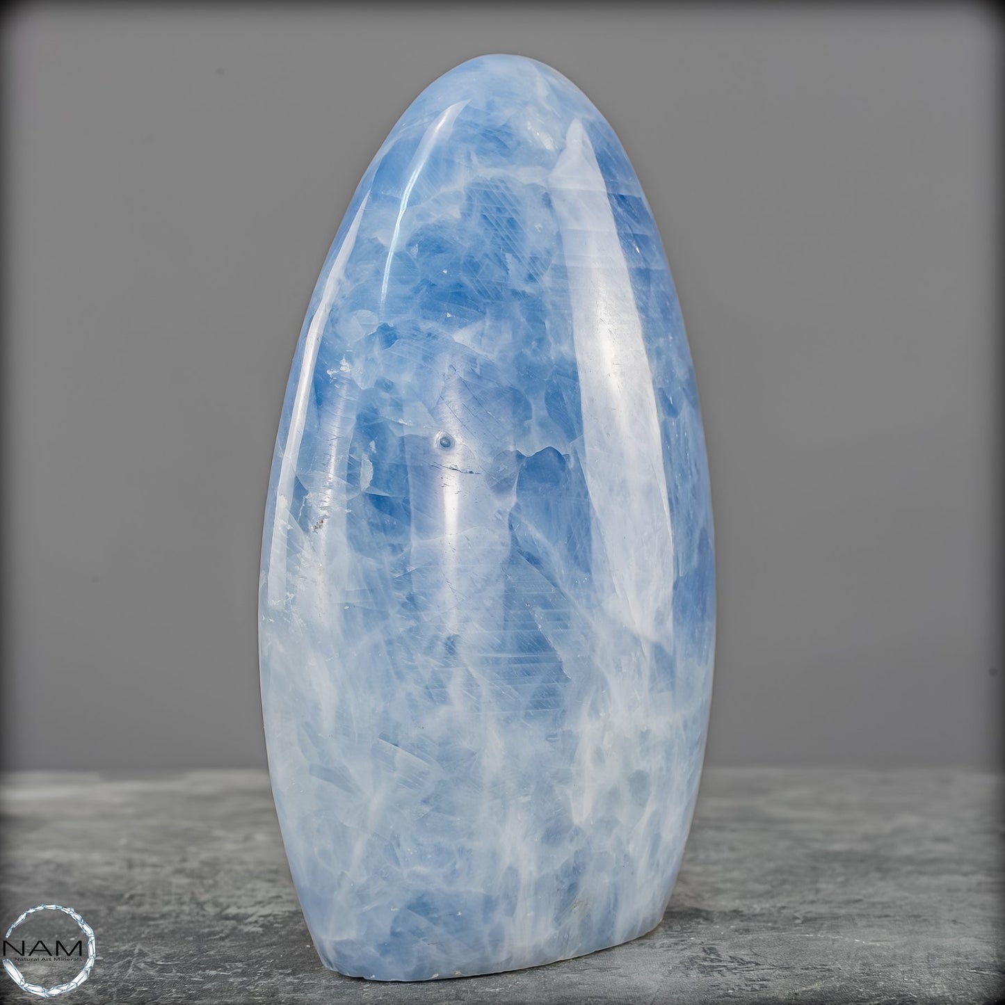 Natürliche Blaue Calcit-Kristall Freiform - 821,37g
