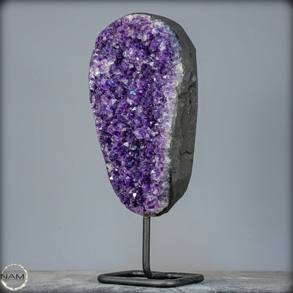 Natürliche Amethyst-Kristalle/Druse auf Ständer - 3254,18g
