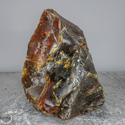 Naturlicher Blau-Roter Bernstein aus Indonesien - 1940,52g