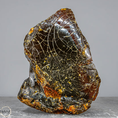 Naturlicher Blau-Roter Bernstein aus Indonesien - 1940,52g