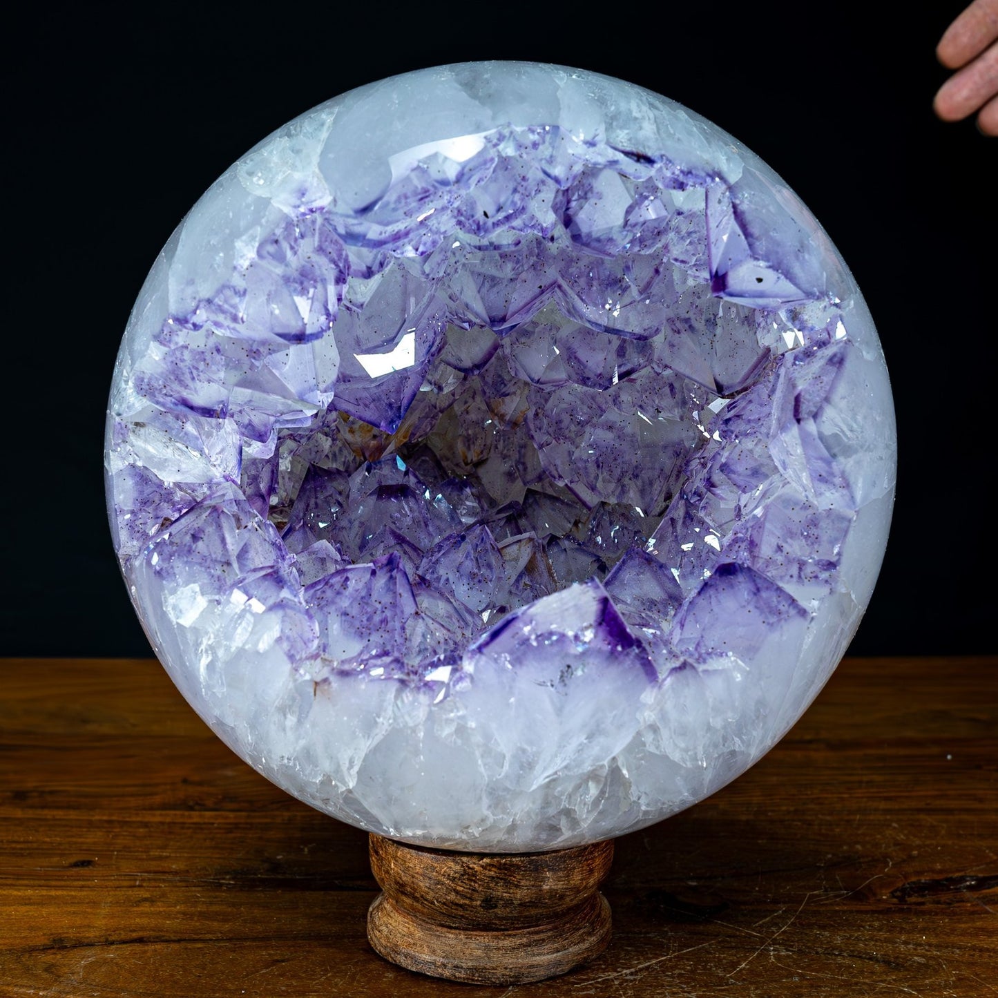 Sehr Große Amethyst Kugel Druse  – 11904,71g