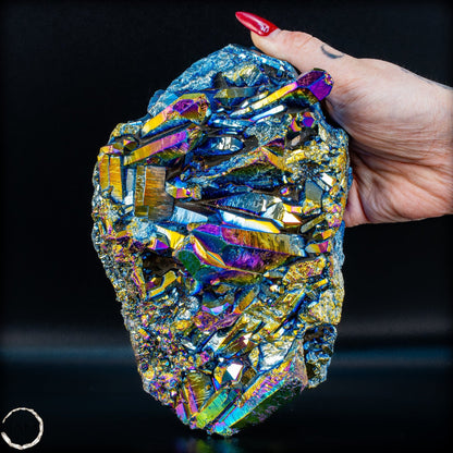 Aura Cluster – Regenbogenkristall voller Energie und Magie – 1582,69g