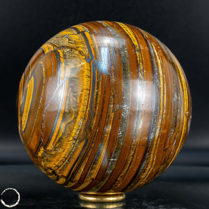 Natürliche Tigerauge-Kugel - 1552,18g
