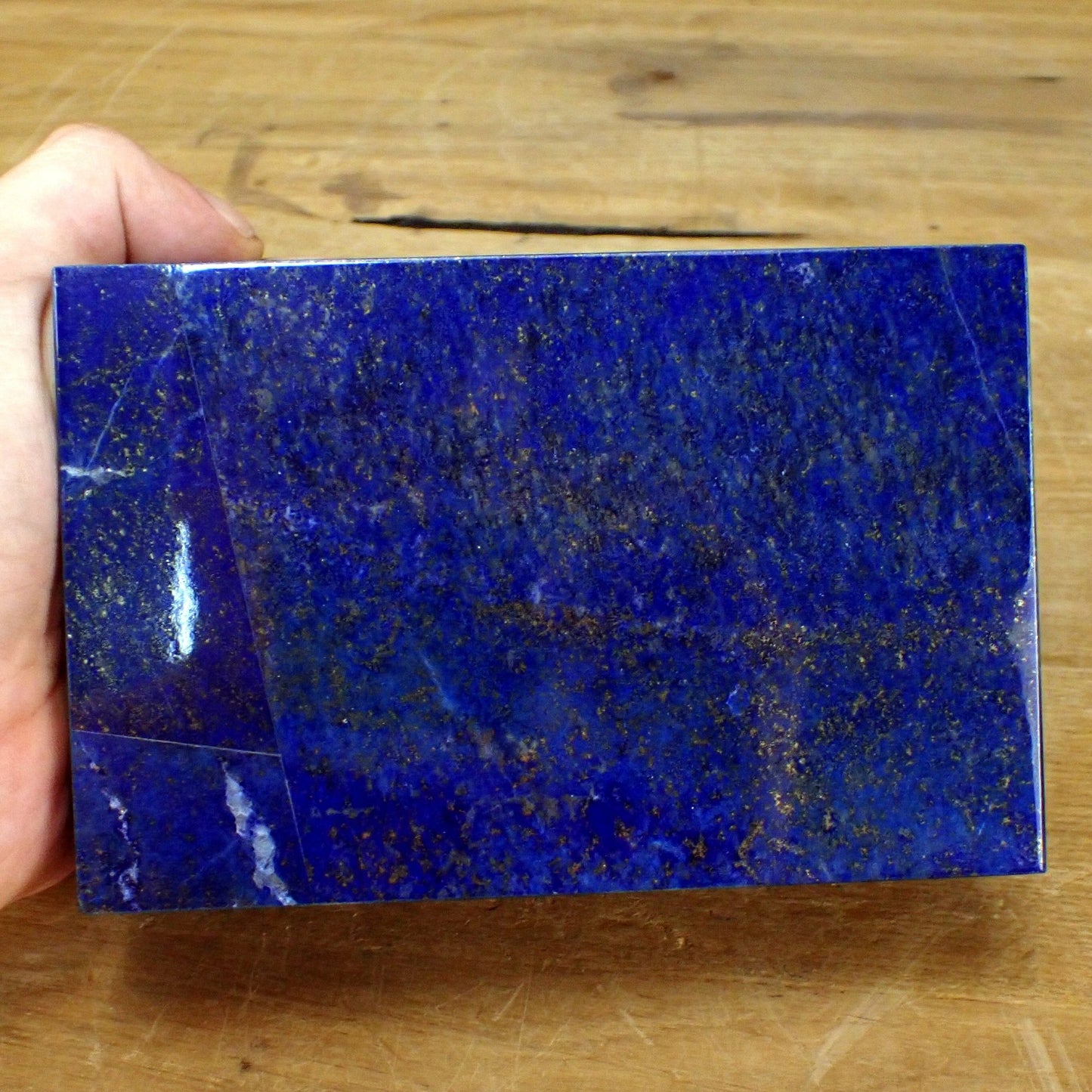 Lapislazuli Schmuckkästchen/Box - 751.19 g - 146×96×47 mm