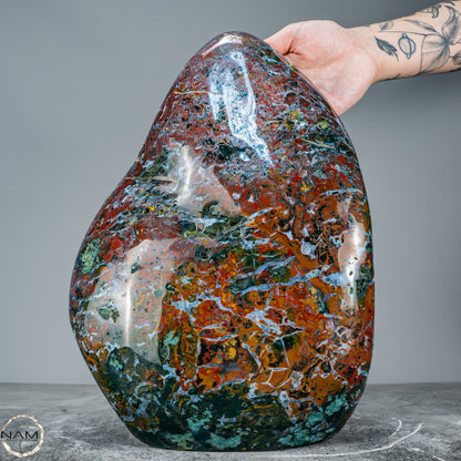 Natürliche Ozean-Jaspis Kristall-Freiform - 8819,47g