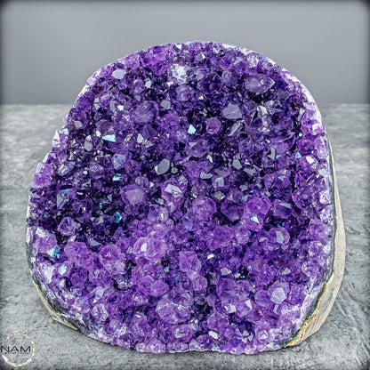 Natürliche Amethyst-Kristall Druse - 782,16g