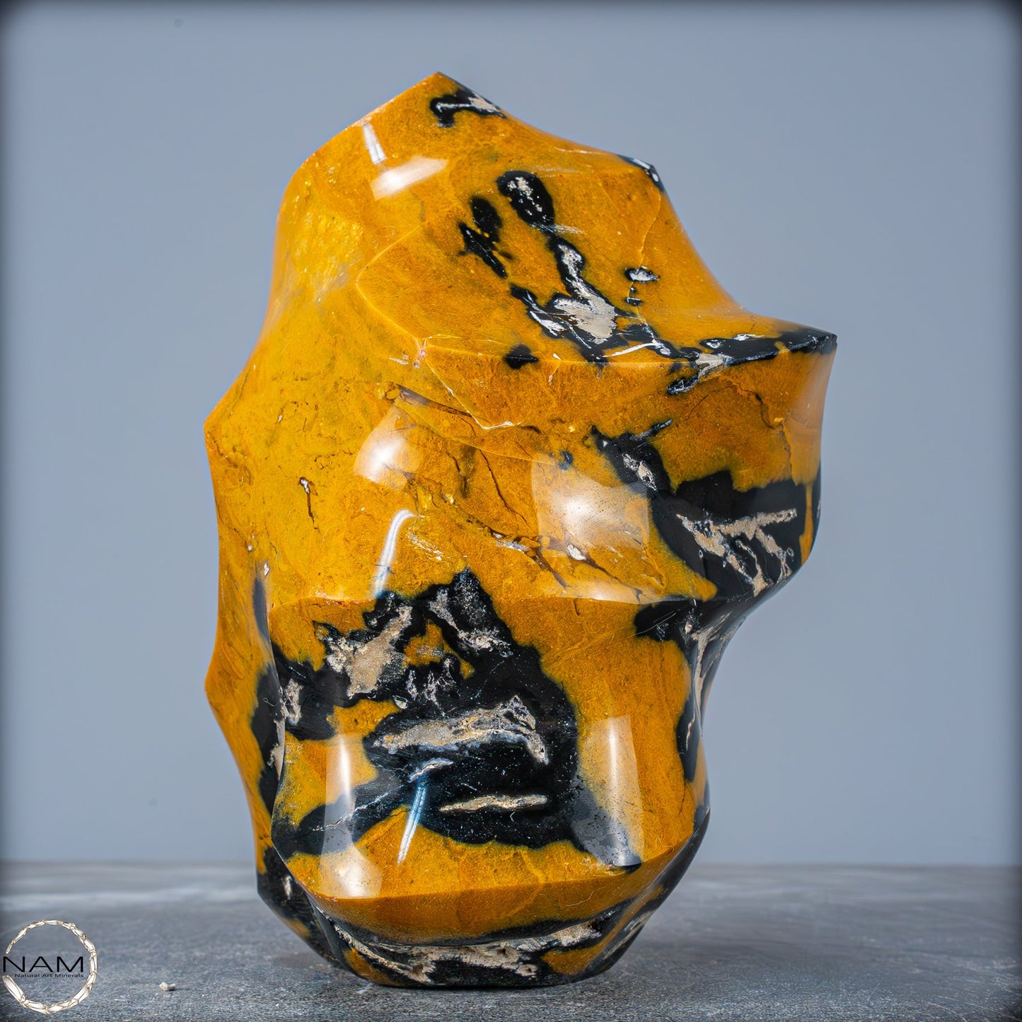 Natürliche Jaspis-Chalcedon Kristallflamme - 2657,91g